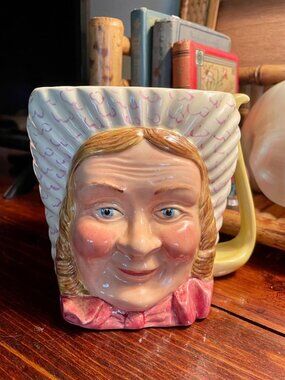 Vintage Kelsboro Ware Mrs Bardell Character Jug Creamer